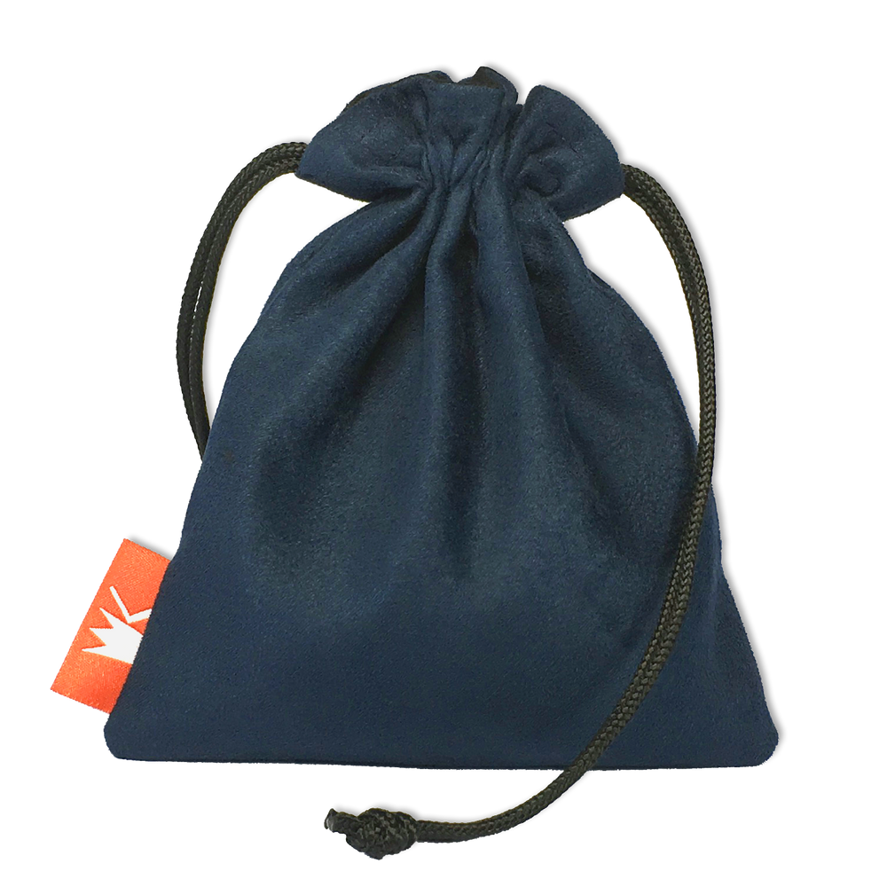 Dice Pouch Red King: Suede