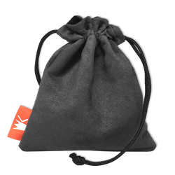 Dice Pouch Red King: Suede