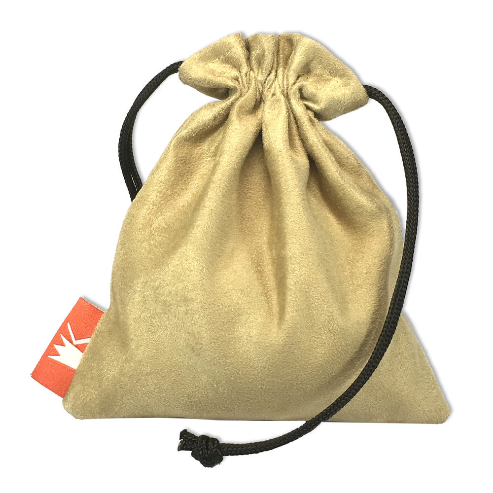 Dice Pouch Red King: Suede