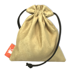 Dice Pouch Red King: Suede