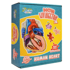Puzzle Dr. Livingston's Anatomy: Floor Puzzle - Human Heart 100pc