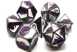 Dice Old School Dice: Poly 7 Set Metal Dragon Forged