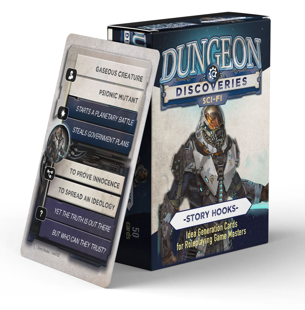 RPG Loresmyth: Dungeon Discoveries: Scifi Story Hooks