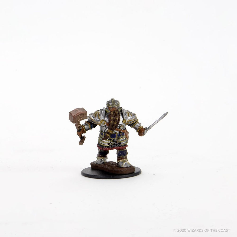 Mini Dungeons & Dragons Icons of the Realms: Premium - Dwarf Fighter Male