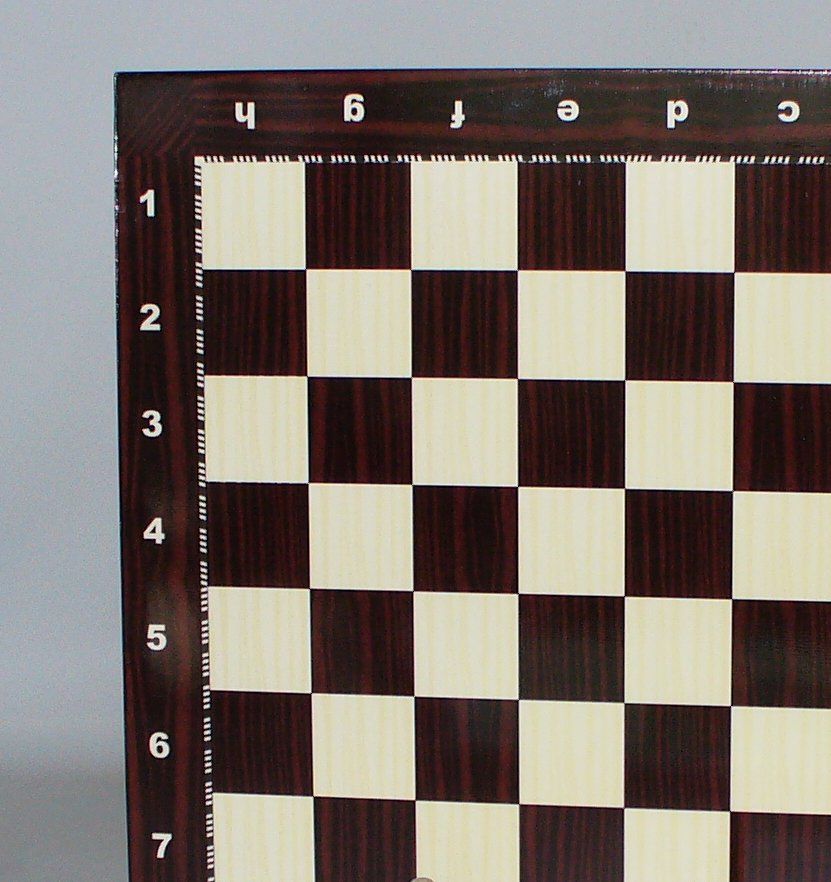 Chess Board Worldwise: 14in Alpha Numeric Decoupage