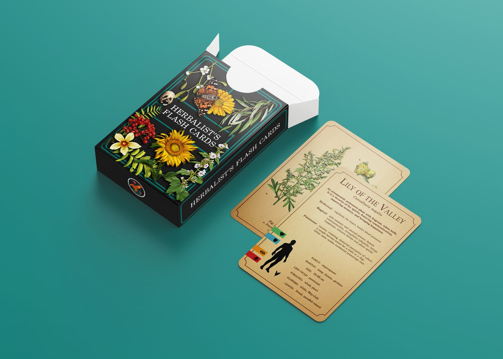 RPG Exalted Funeral: The Herbalist's Flash Cards