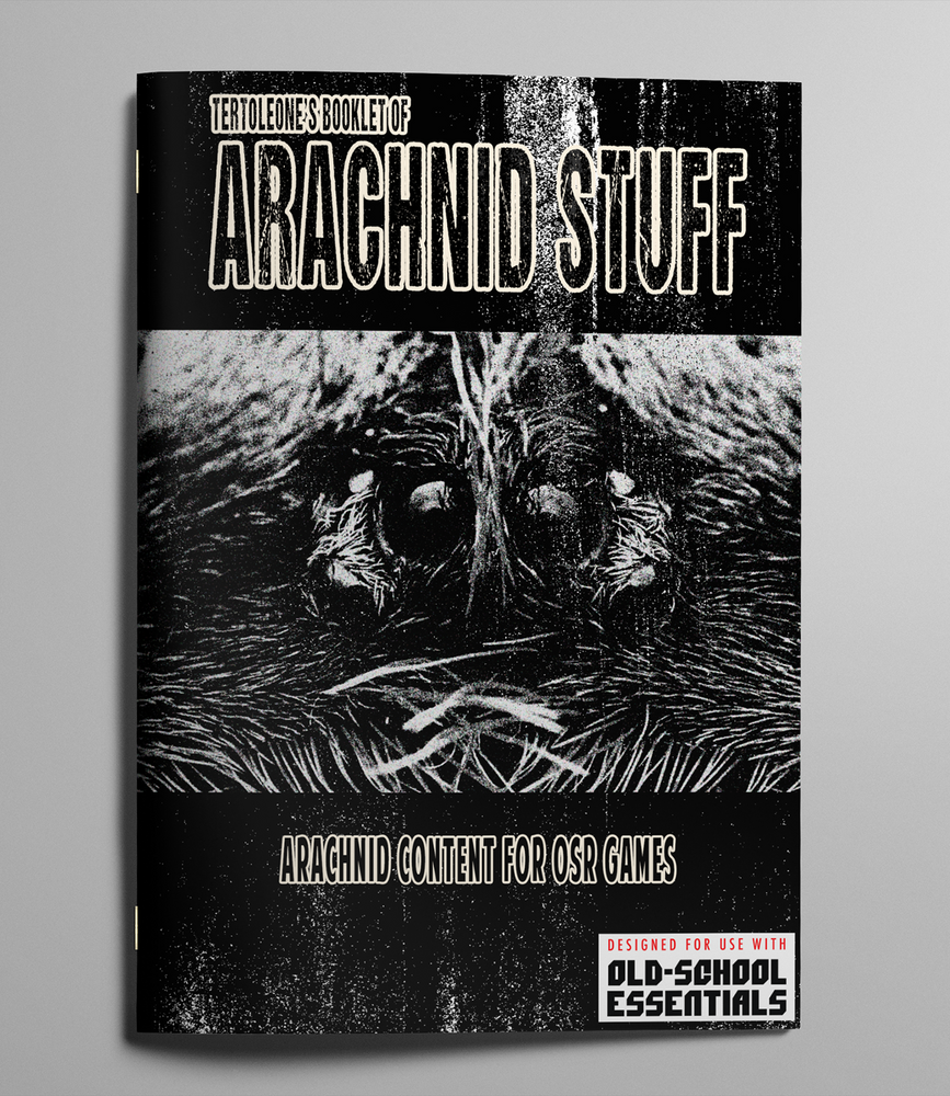 Old-School Essentials: Tertoeloene's Booklet of Arachnid Stuff