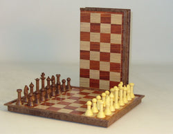 Chess Set 11in Folding Magnetic Woody