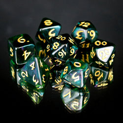 Dice DieHard Dice: Poly 7 set Elessia Moonstone