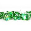 Dice Metallic Dice Co: Poly 7 Set Sharp Edge Resin