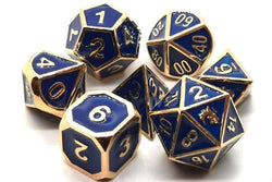 Dice Old School Dice: Poly 7 Set Metal Elven