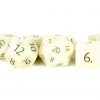 Dice Metallic Dice Co: Poly 7 Set Stone