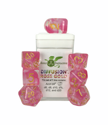 Dice Role 4 Initiative: Poly 7 Set Diffusion