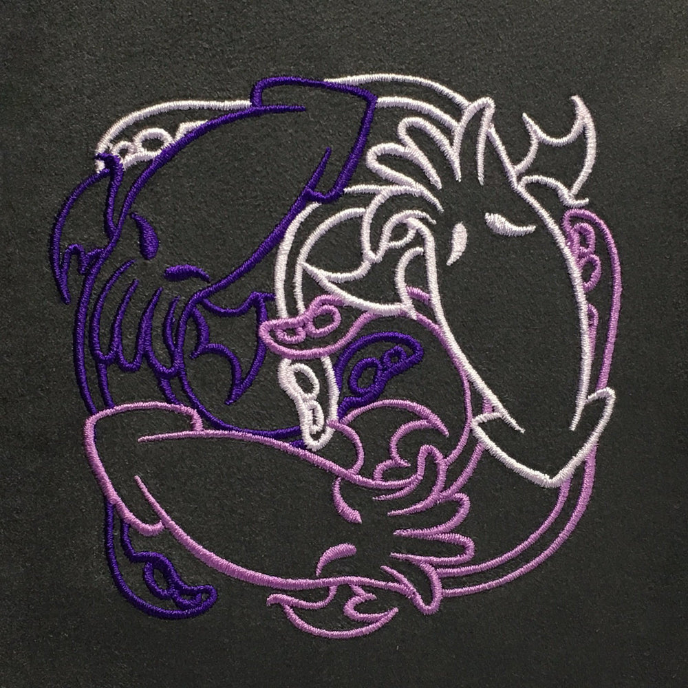 Dice Bag Red King: Embroidered Fantasticute