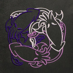 Dice Bag Red King: Embroidered Fantasticute