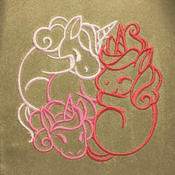 Dice Bag Red King: Embroidered Fantasticute