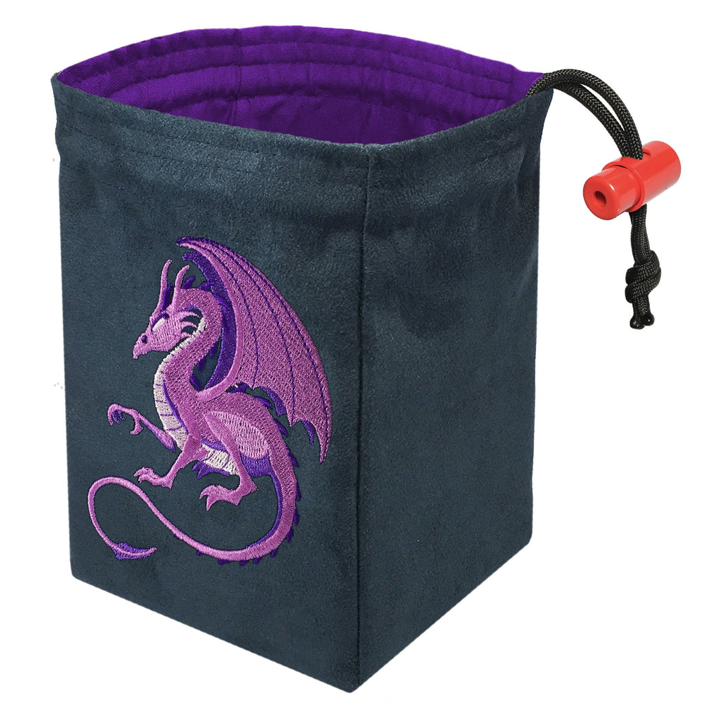 Dice Bag Red King: Embroidered Fantasy
