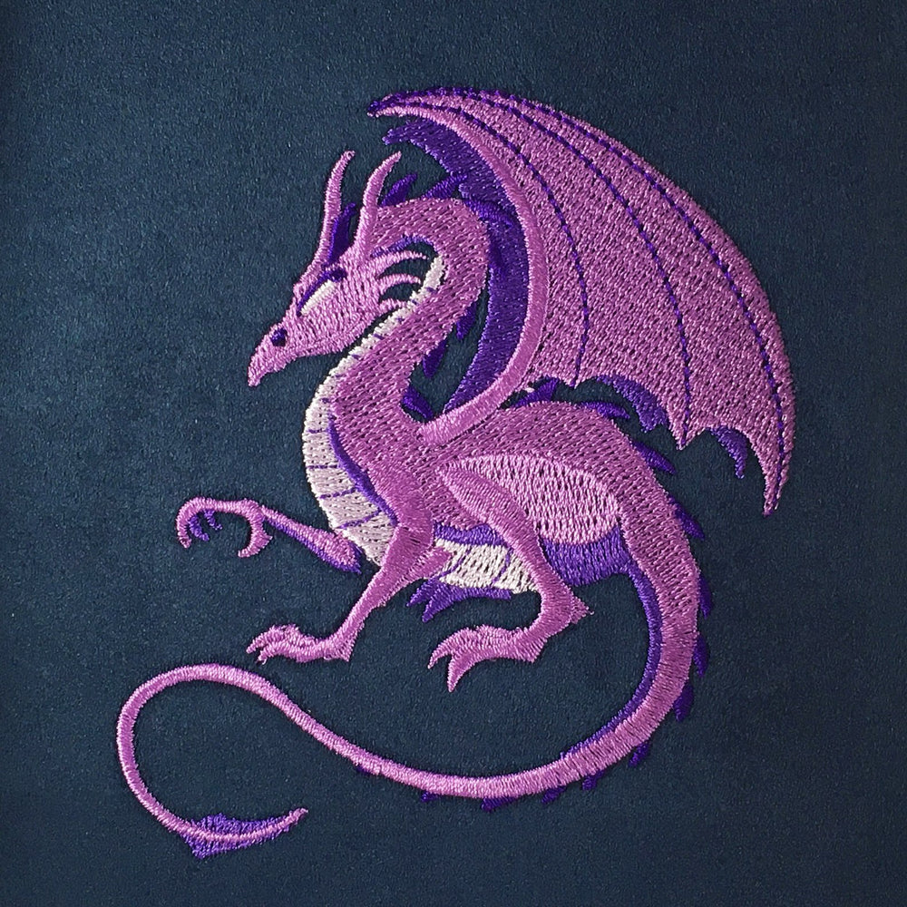 Dice Bag Red King: Embroidered Fantasy