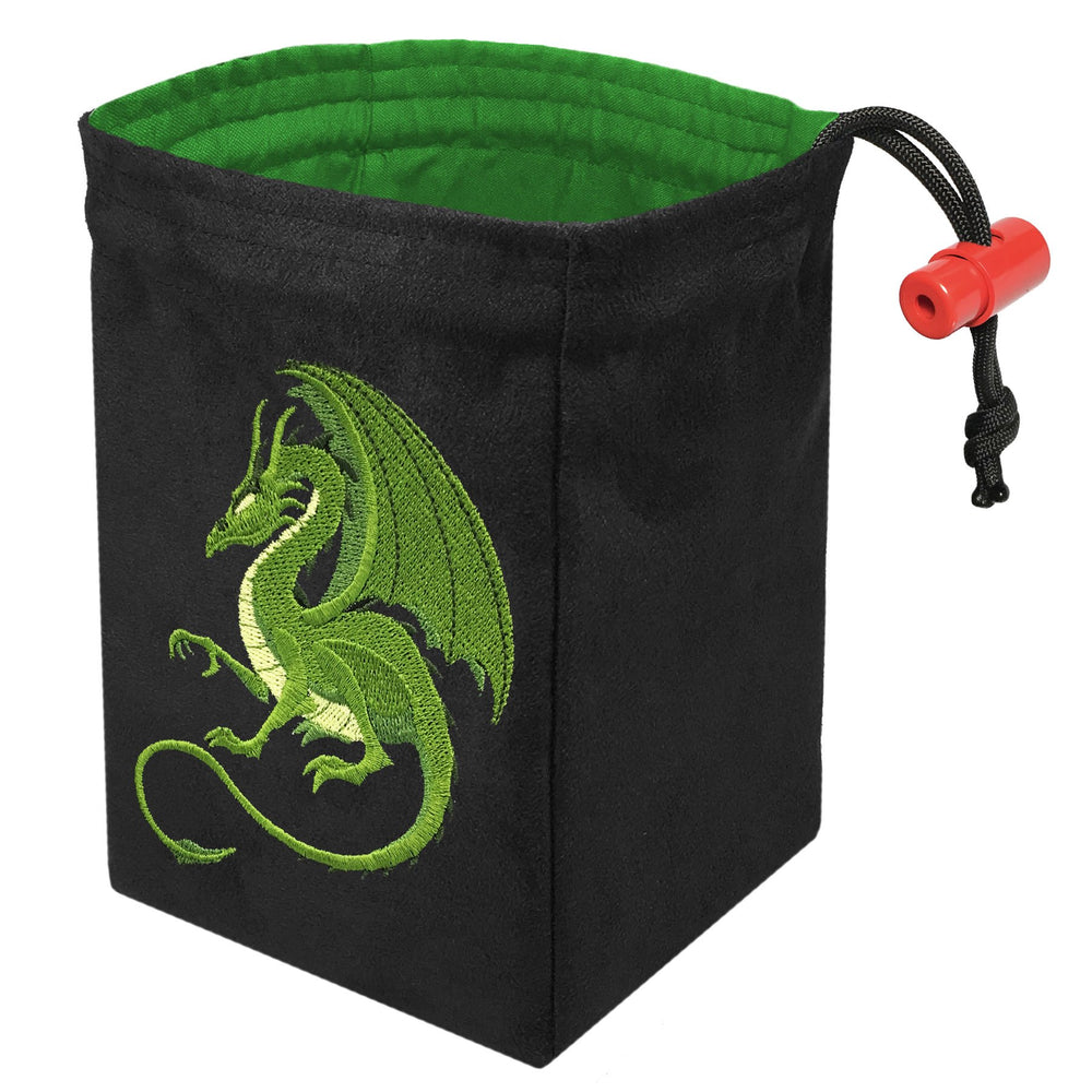 Dice Bag Red King: Embroidered Fantasy