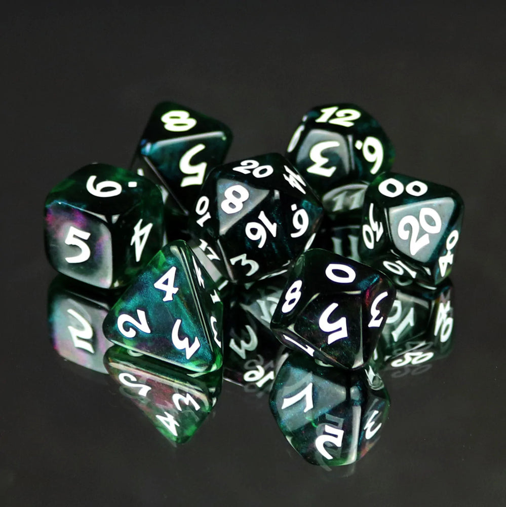 Dice DieHard Dice: Poly 7 set Elessia Moonstone