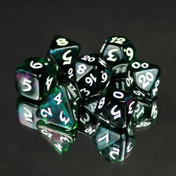 Dice DieHard Dice: Poly 7 set Elessia Moonstone