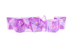 Dice Metallic Dice Co: Poly 7 Set Stone