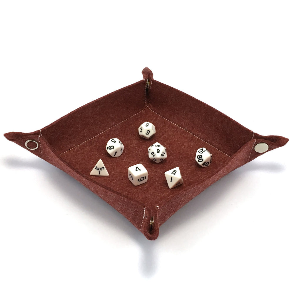 Dice Tray Red King: Collapsible Felt