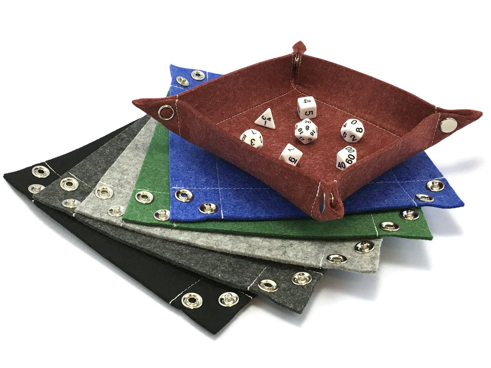 Dice Tray Red King: Collapsible Felt