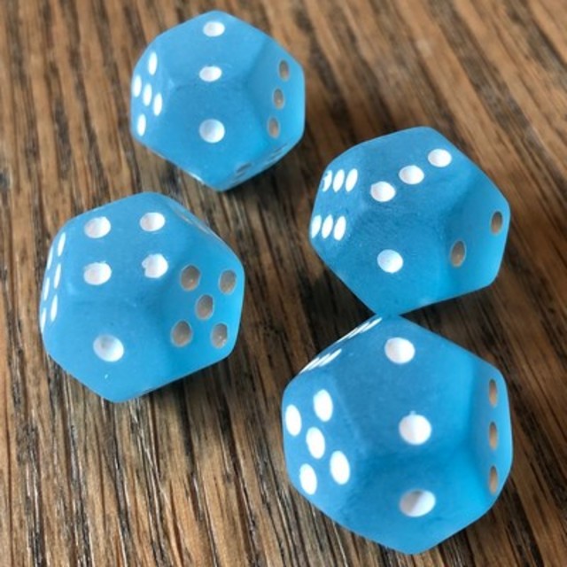 Dice DoubleSix Frosted