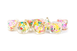 Dice Metallic Dice Co: Poly 7 Set Inclusions