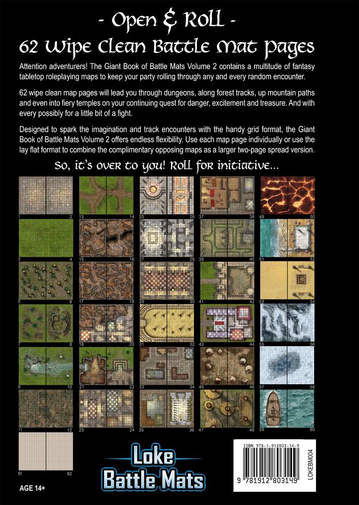 Battlemat Loke: Giant Book of Battle Mats Volume 2