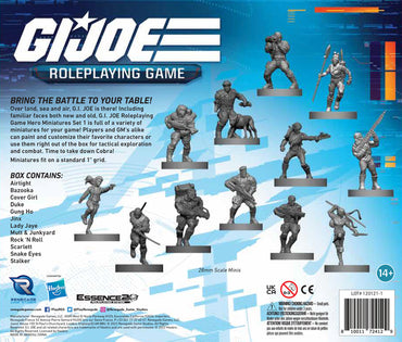 G.I. JOE RPG: Hero Miniatures Set 1