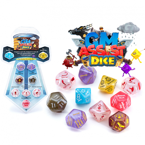 Dice GateKeeper: 10-Set Cube GM Assist Dice
