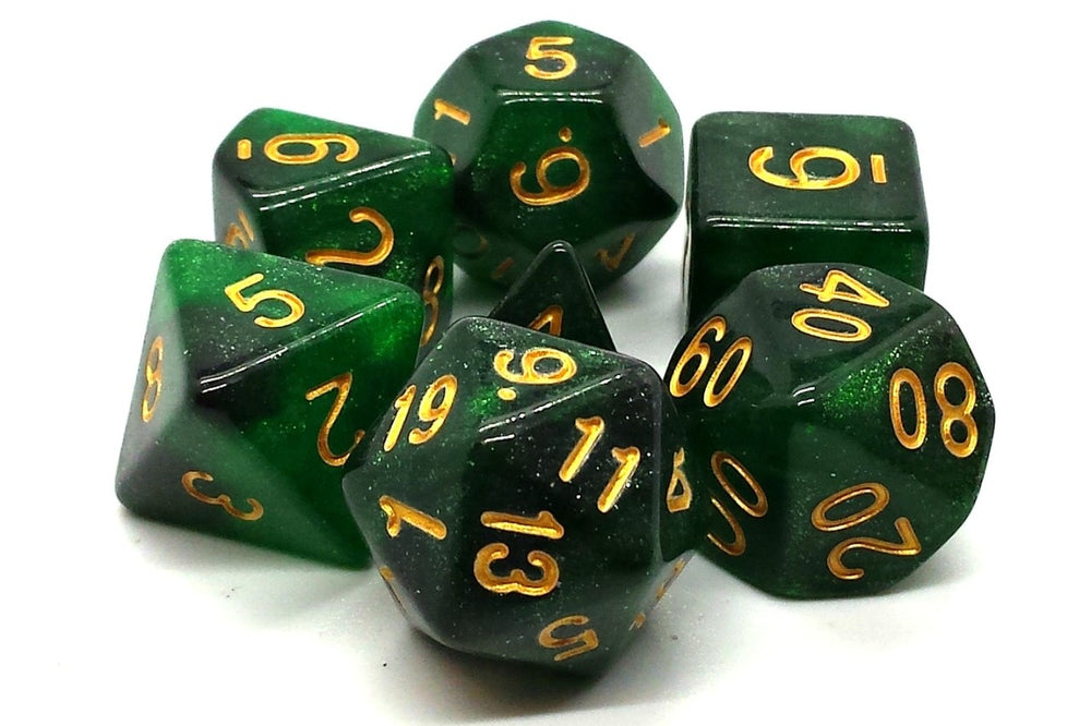 Dice Old School Dice: Poly 7 Set Galaxy