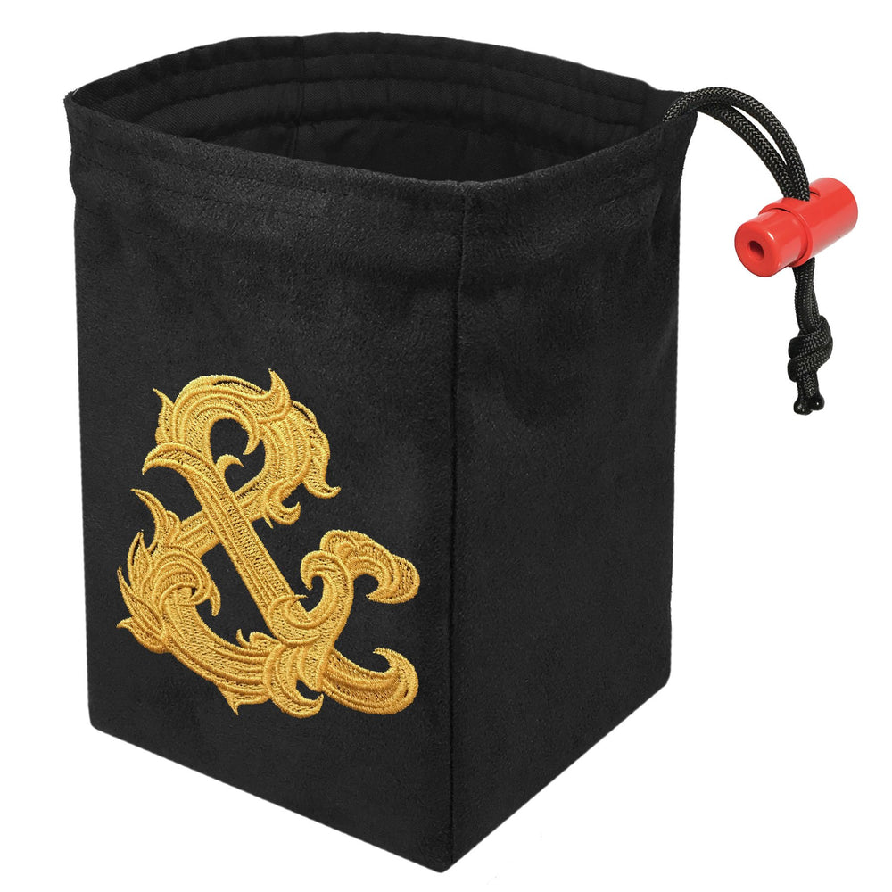 Dice Bag Red King: Embroidered