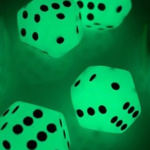Dice DoubleSix Glow-in-the-Dark