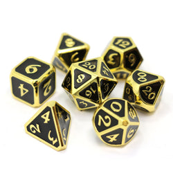 Dice DieHard Dice: Poly 7 Set Metal Mythica Gold