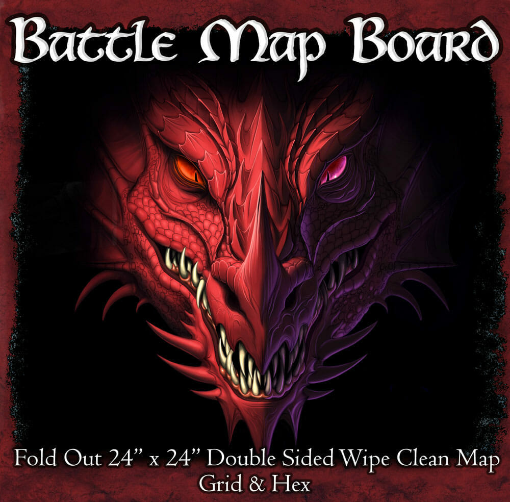 Battlemat Loke: Board Grid & Hex