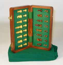 Chess Set 10in Folding Magnetic