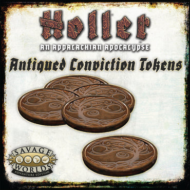 Savage Worlds Holler: Antiqued Conviction Tokens
