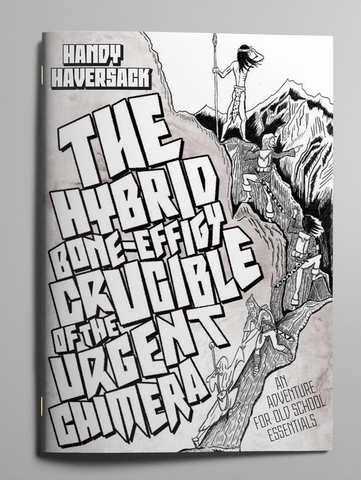 Old-School Essentials: Adventure - The Hybrid Bone Effigy Crucible of the Urgent Chimera