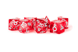 Dice Metallic Dice Co: Poly 7 Set Elixir - Sharp Edge Liquid Core