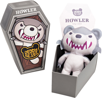 Plush Deddy Bear: in Coffin
