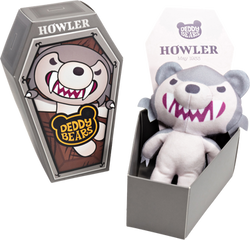 Plush Deddy Bear: in Coffin