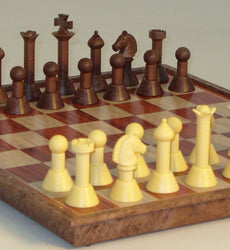 Chess Set 11in Folding Magnetic Woody