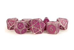 Dice Metallic Dice Co: Poly 7 Set Acrylic w/Enamel