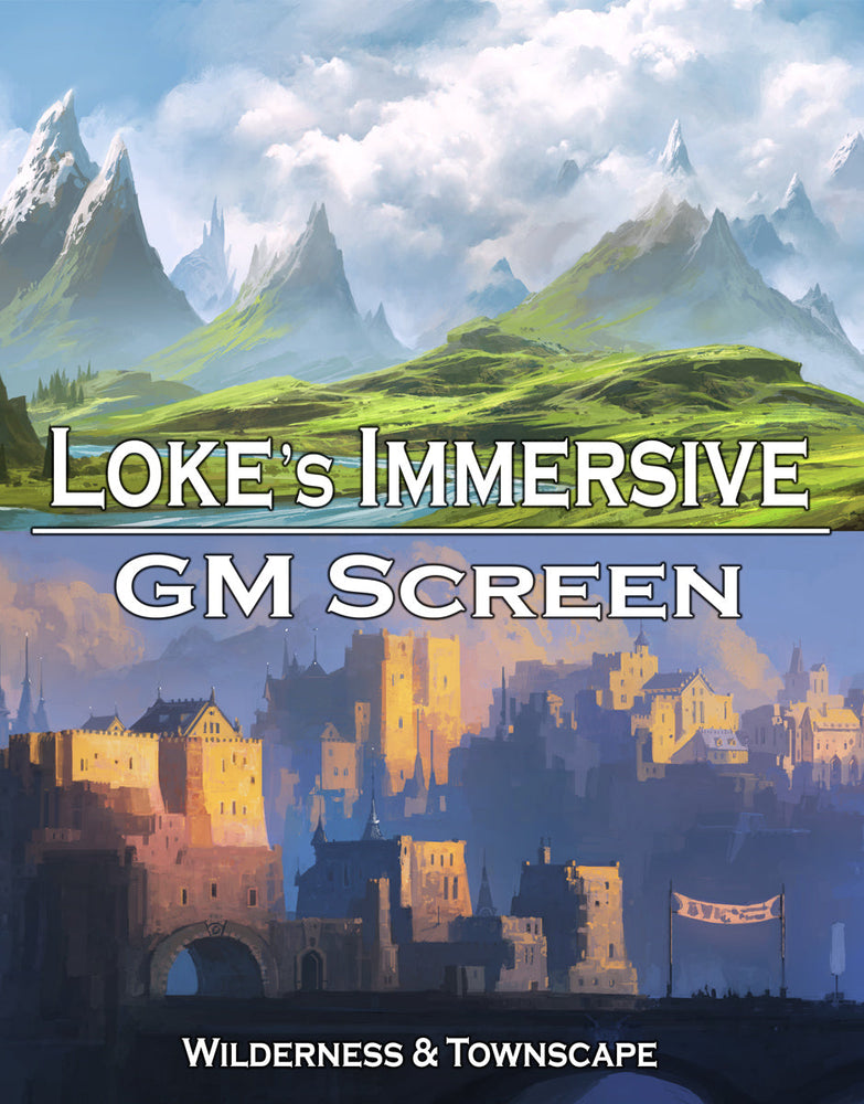 RPG Accessories: Loke's Immersive GM Screen