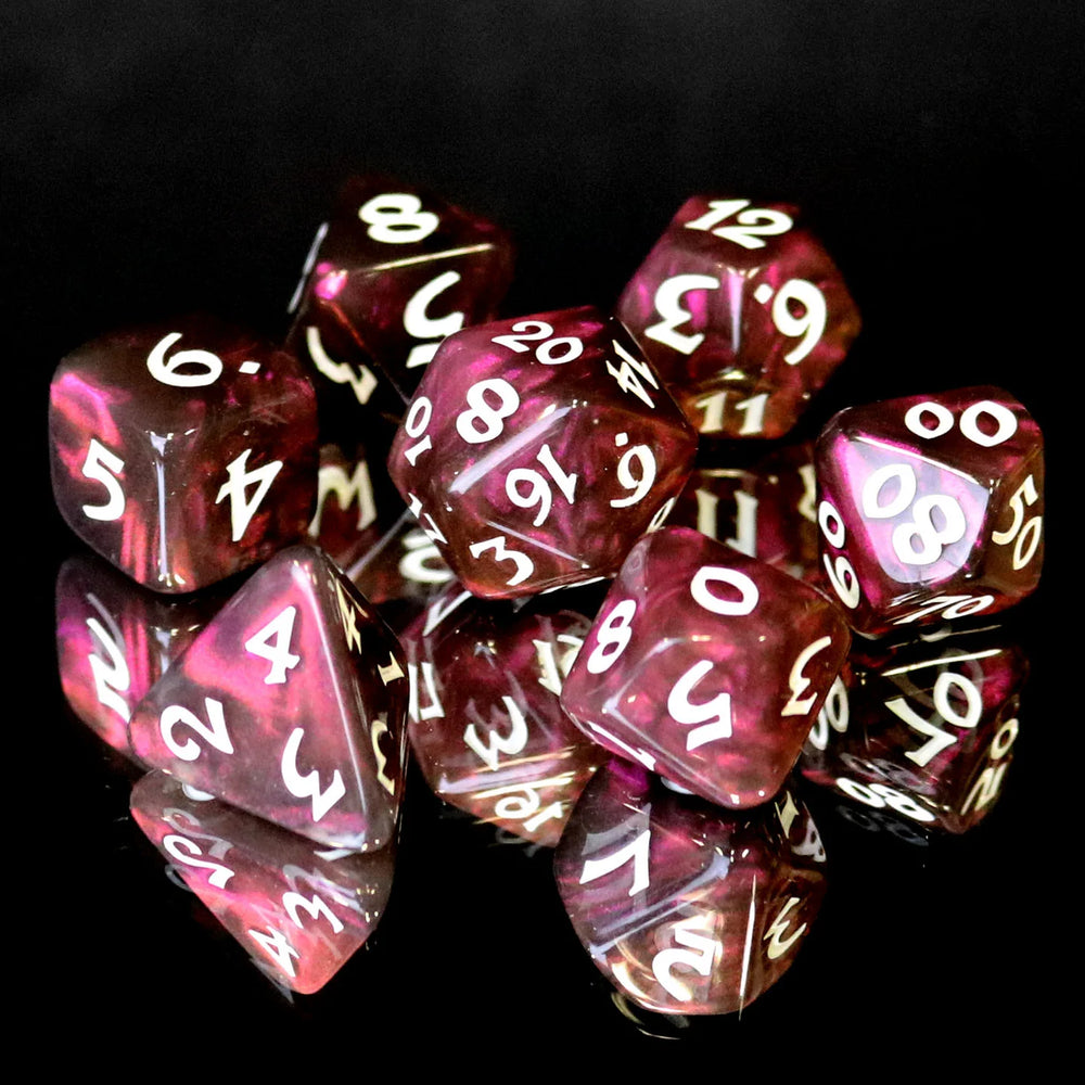 Dice DieHard Dice: Poly 7 set Elessia Moonstone