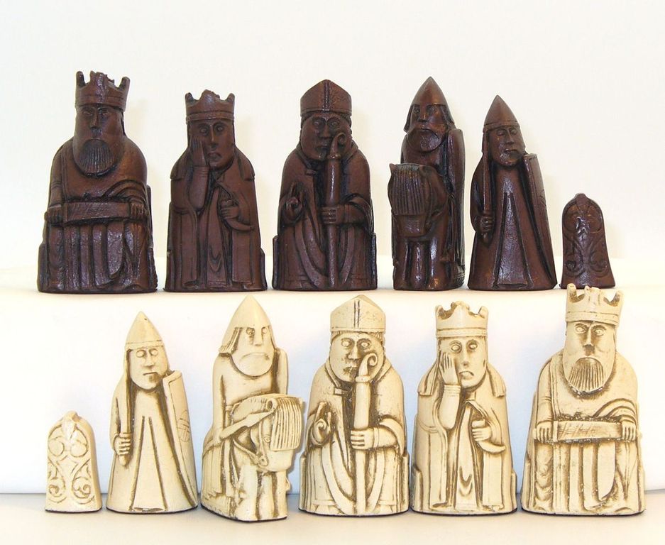 Chess Pieces Isle of Lewis Resin