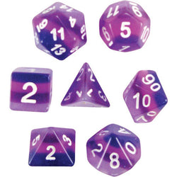 Dice Koplow: Poly 7 Set Layered Transparent